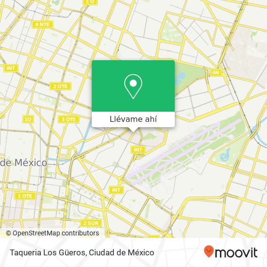 Mapa de Taqueria Los Güeros, Norte 172 Pensador Mexicano 15510 Venustiano Carranza, Distrito Federal