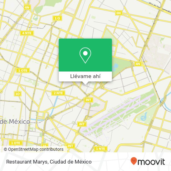 Mapa de Restaurant Marys, Avenida 504 San Juan de Aragón 2da Secc 07969 Gustavo A Madero, Distrito Federal