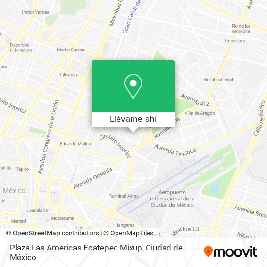Mapa de Plaza Las Americas Ecatepec Mixup