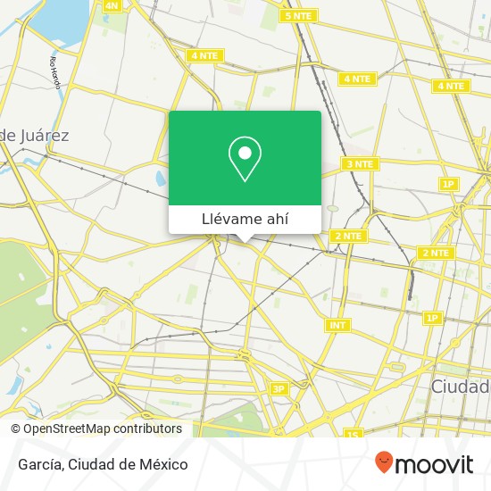 Mapa de García, Calzada México Tacuba Popotla 11400 Miguel Hidalgo, Distrito Federal