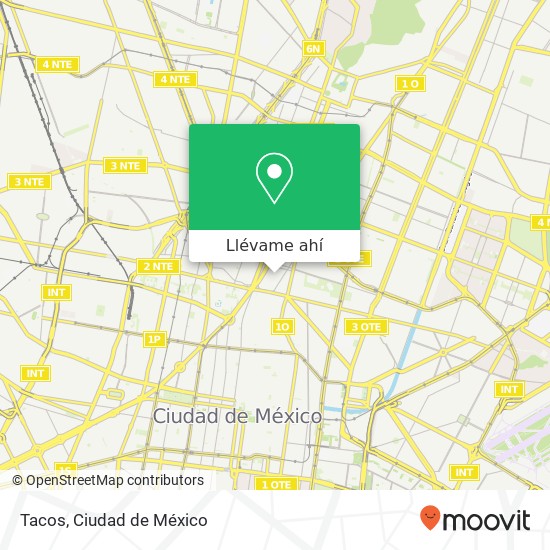 Mapa de Tacos, Calle Estaño Maza 06270 Cuauhtémoc, Distrito Federal