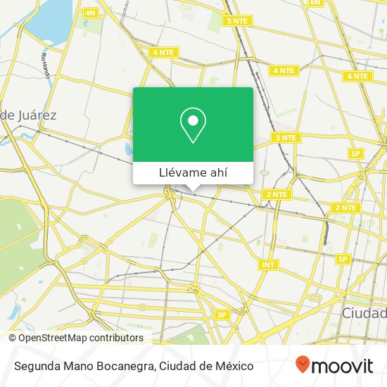 Mapa de Segunda Mano Bocanegra, Calle Bocanegra 11 San Álvaro 02090 Azcapotzalco, Ciudad de México