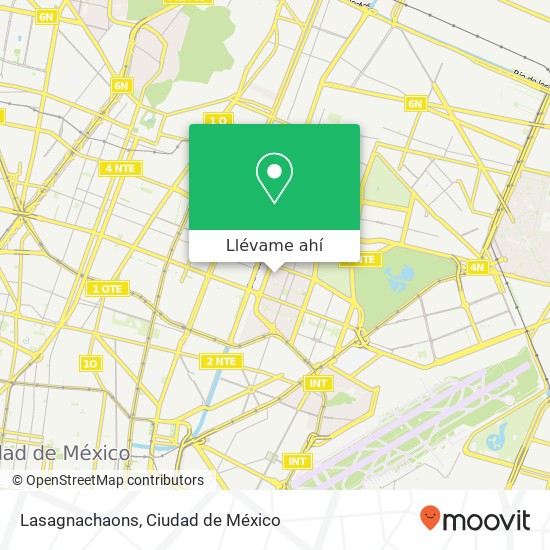 Mapa de Lasagnachaons, Avenida 507 135 San Juan de Aragón 1ra Secc 07969 Gustavo a Madero, Ciudad de México