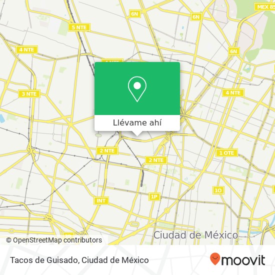 Mapa de Tacos de Guisado, Calle Pino El Arenal 02980 Azcapotzalco, Distrito Federal