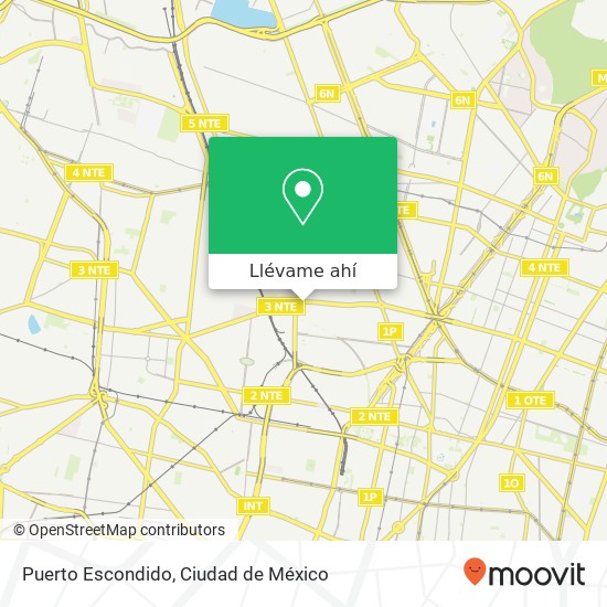 Mapa de Puerto Escondido, Calle 8 Aguilera 02900 Azcapotzalco, Distrito Federal