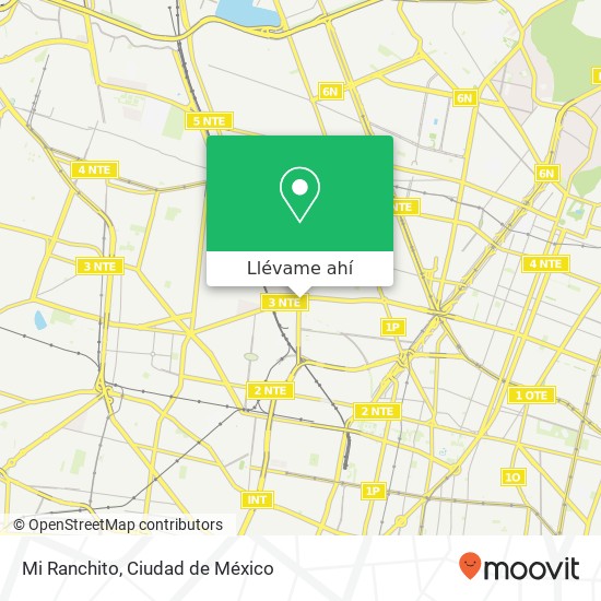 Mapa de Mi Ranchito, Avenida Jardín Aguilera 02900 Azcapotzalco, Distrito Federal