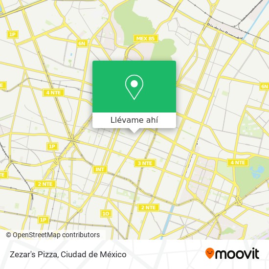 Mapa de Zezar's Pizza