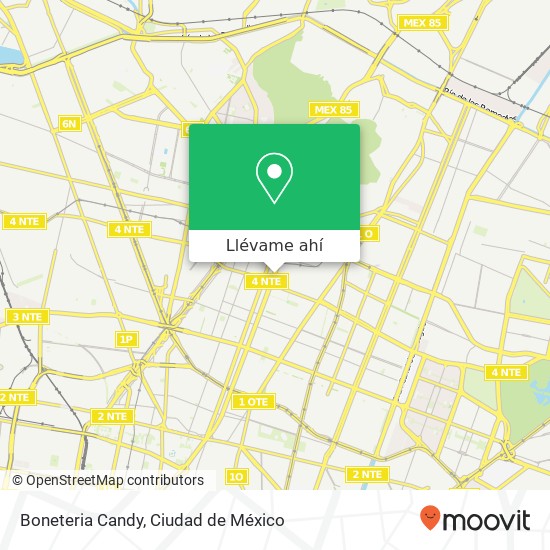 Mapa de Boneteria Candy, Calzada de Guadalupe Aragón 07000 Gustavo A Madero, Distrito Federal