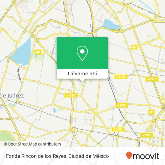 Mapa de Fonda Rincon de los Reyes, Capilla de los Reyes Barrio Los Reyes 02010 Azcapotzalco, Ciudad de México