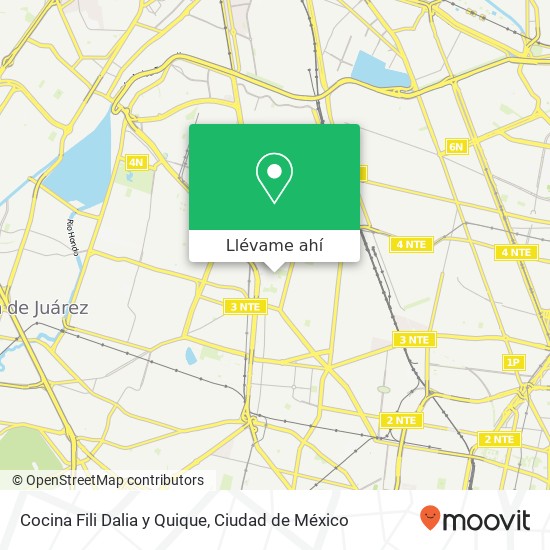 Mapa de Cocina Fili Dalia y Quique, Nueva Jerusalén Unidad Hab Villa Azcapotzalco 02169 Azcapotzalco, Distrito Federal