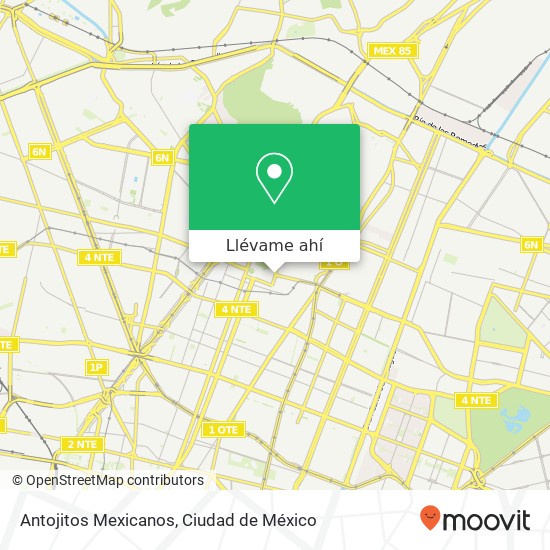 Mapa de Antojitos Mexicanos, 5 de Febrero Norte-Basílica de Guadalupe 07050 Gustavo a Madero, Ciudad de México