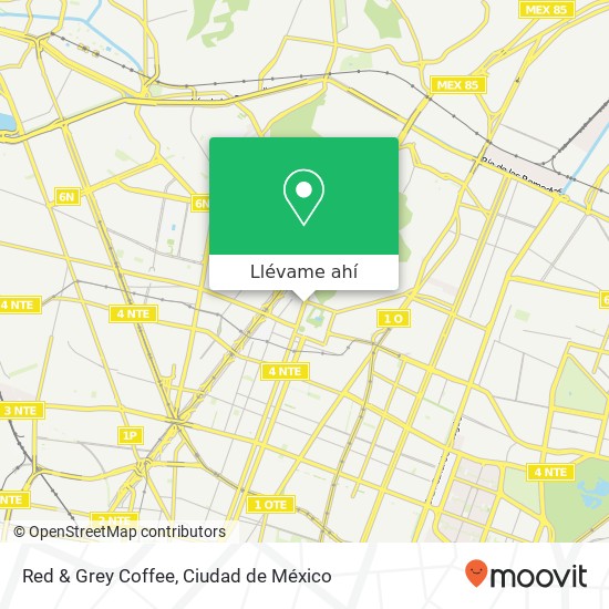 Mapa de Red & Grey Coffee, Calzada de los Misterios Norte-Basílica de Guadalupe 07050 Gustavo A Madero, Distrito Federal