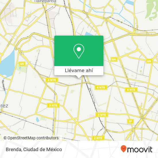 Mapa de Brenda, Avenida Miguel Hidalgo Pueblo Santa Bárbara 02230 Azcapotzalco, Ciudad de México