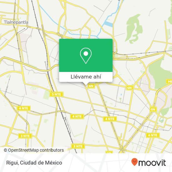 Mapa de Rigui, Playa Unidad Hab Vallejo La Patera 07710 Gustavo a Madero, Ciudad de México