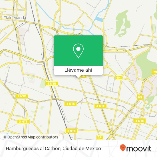 Mapa de Hamburguesas al Carbón, Calzada Vallejo Industrial Vallejo 02300 Azcapotzalco, Ciudad de México