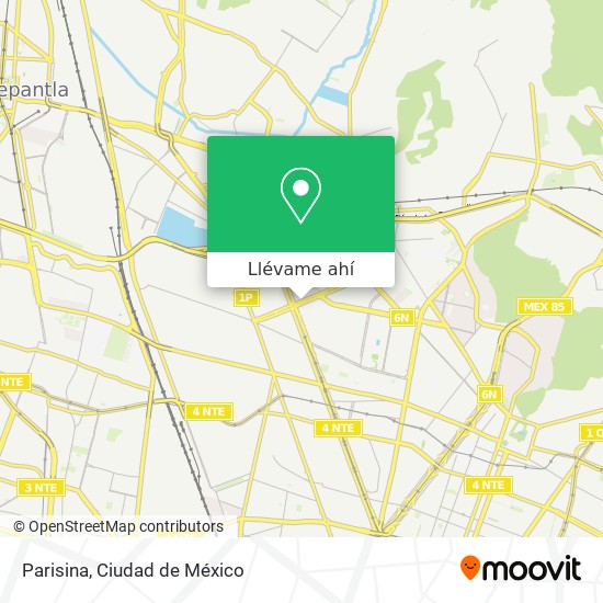 Mapa de Parisina
