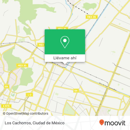 Mapa de Los Cachorros, Calle Tultepec 30 Altavilla 55390 Ecatepec de Morelos, México
