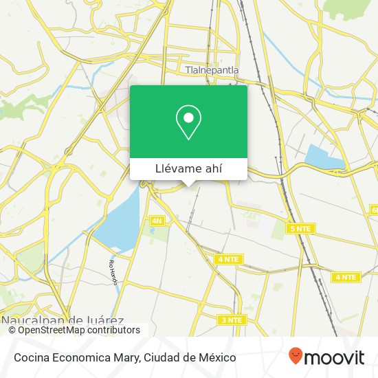 Mapa de Cocina Economica Mary, Calle Albañiles Infonavit El Rosario 02100 Azcapotzalco, Distrito Federal