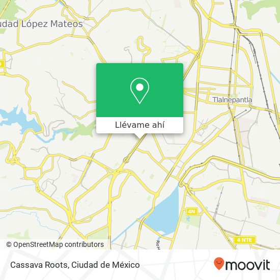 Mapa de Cassava Roots, Boulevard Manuel Ávila Camacho San Lucas Tepetlacalco 54055 Tlalnepantla de Baz, México