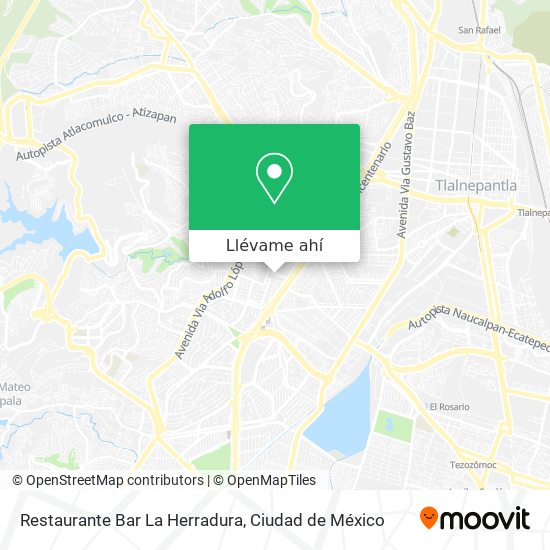 Mapa de Restaurante Bar La Herradura