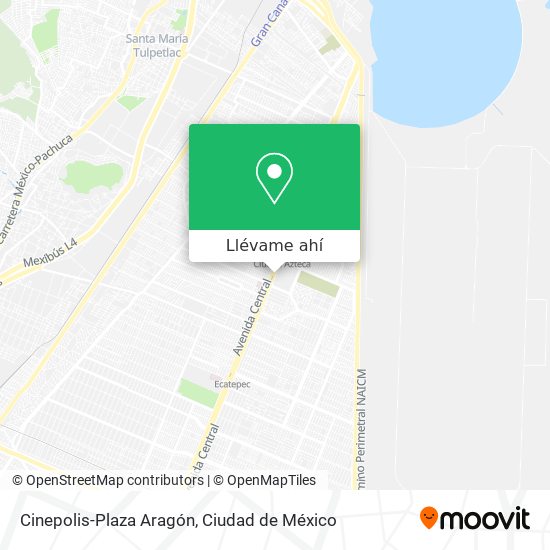 Cómo llegar a Cinepolis-Plaza Aragón en Ecatepec De Morelos en Autobús o  Metro?