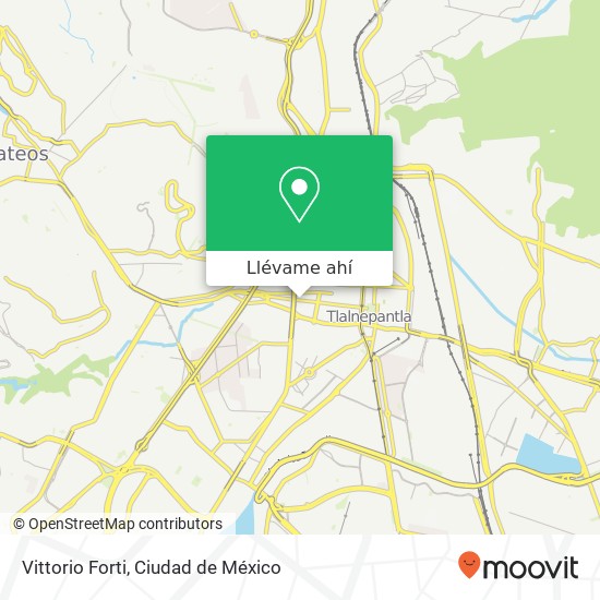 Mapa de Vittorio Forti, Avenida Sor Juana Inés de la Cruz 280 Tlanepantla de Baz Centro 54000 Tlalnepantla de Baz, México