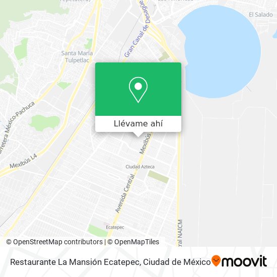 Mapa de Restaurante La Mansión Ecatepec