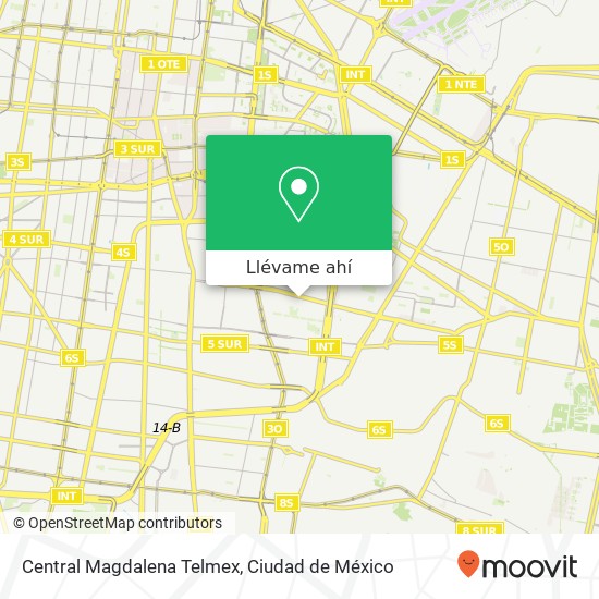 Mapa de Central Magdalena Telmex