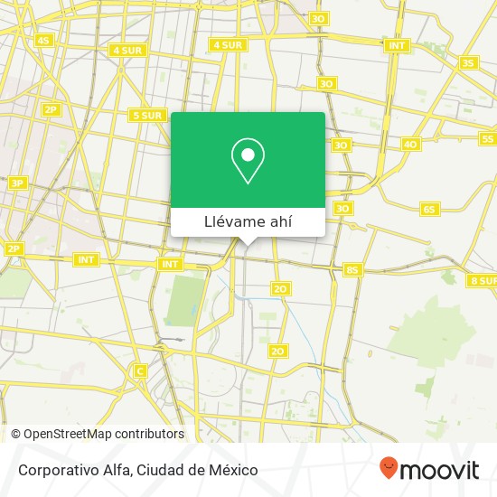 Mapa de Corporativo Alfa