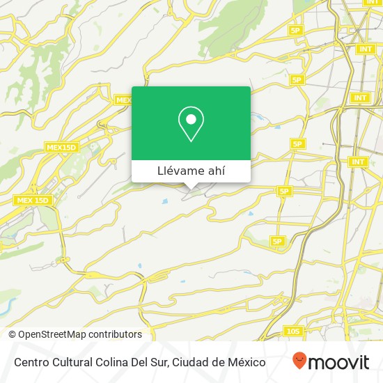 Mapa de Centro Cultural Colina Del Sur