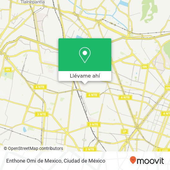 Mapa de Enthone Omi de Mexico