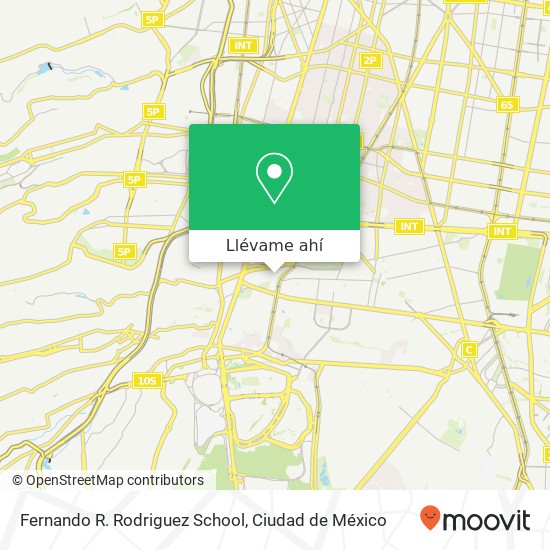 Mapa de Fernando R. Rodriguez School