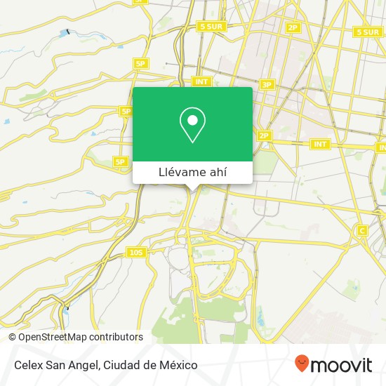 Mapa de Celex San Angel