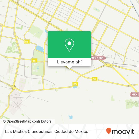 Mapa de Las Miches Clandestinas