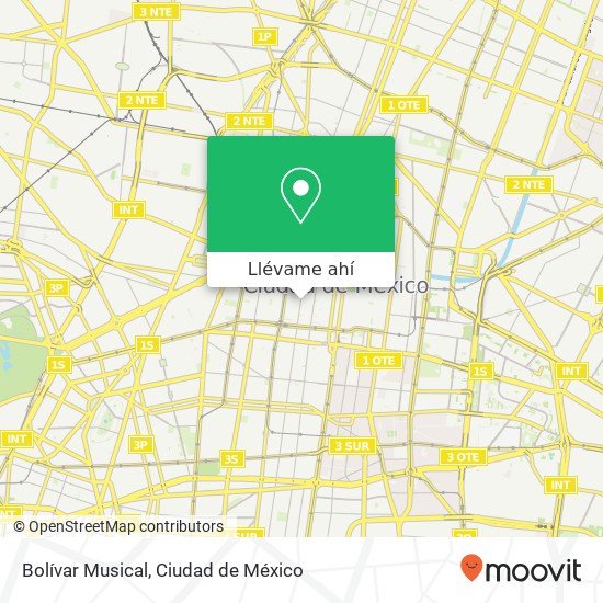 Mapa de Bolívar Musical