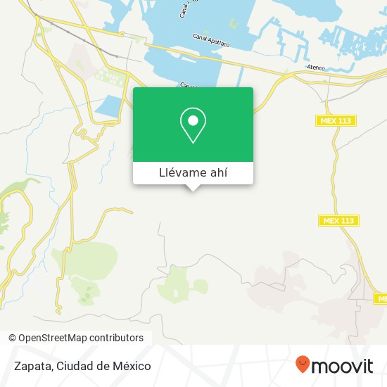 Mapa de Zapata