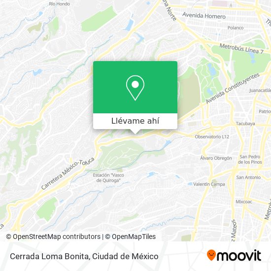 Mapa de Cerrada Loma Bonita