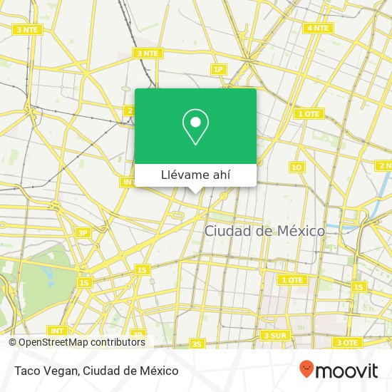 Mapa de Taco Vegan
