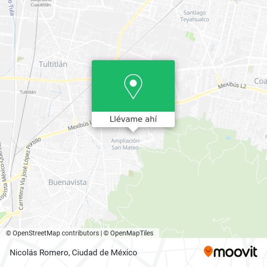 Mapa de Nicolás Romero