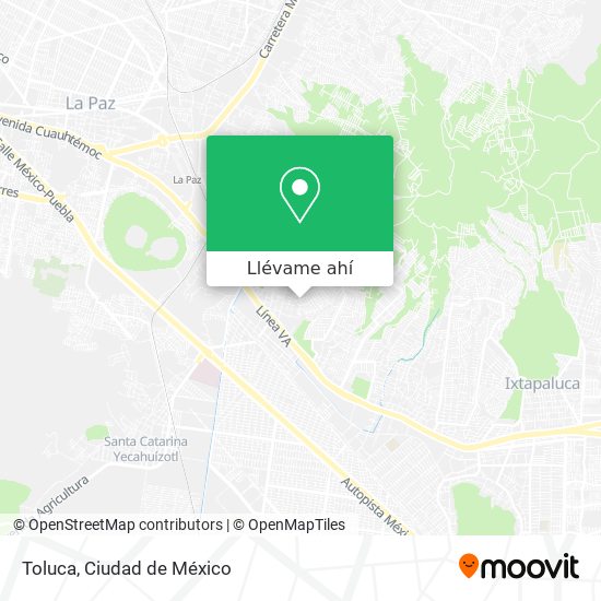 Mapa de Toluca