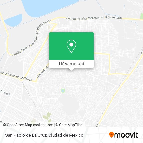Mapa de San Pablo de La Cruz