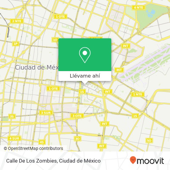 Mapa de Calle De Los Zombies