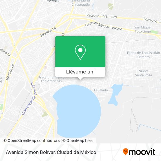 Mapa de Avenida Simon Bolívar