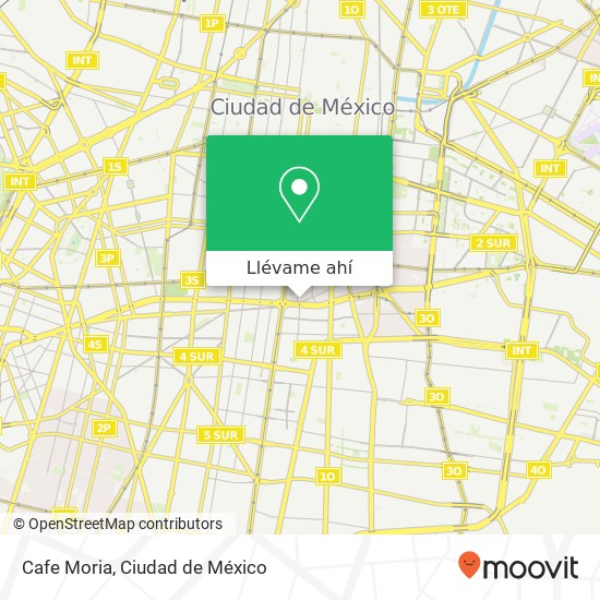 Mapa de Cafe Moria