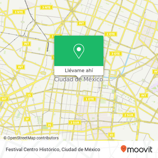 Mapa de Festival Centro Histórico