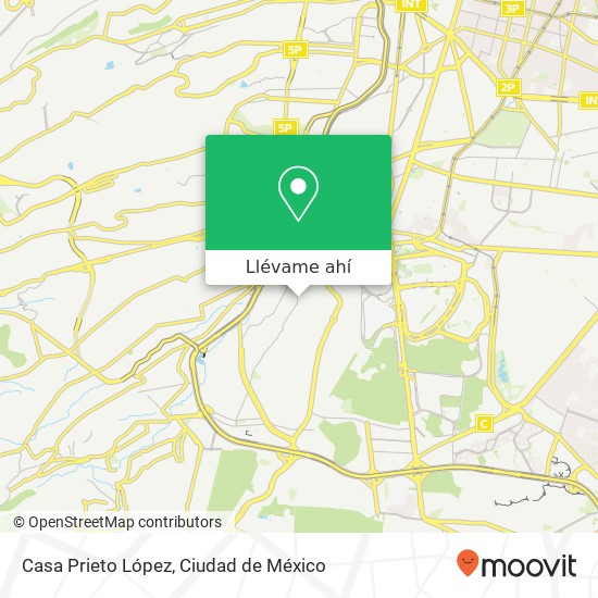 Mapa de Casa Prieto López