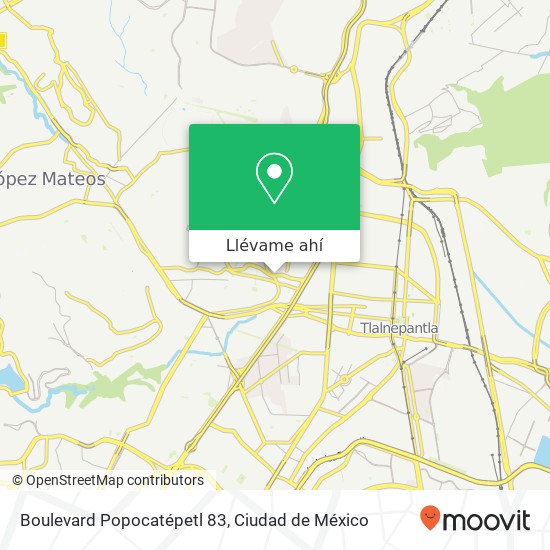 Mapa de Boulevard Popocatépetl 83
