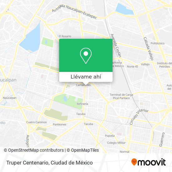 Mapa de Truper Centenario