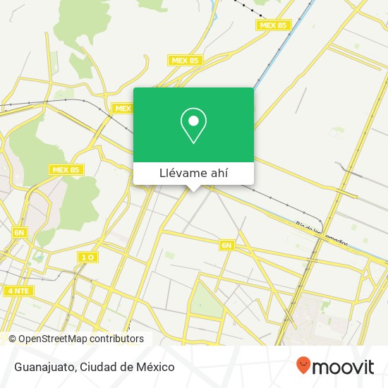 Mapa de Guanajuato