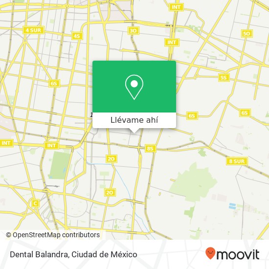 Mapa de Dental Balandra